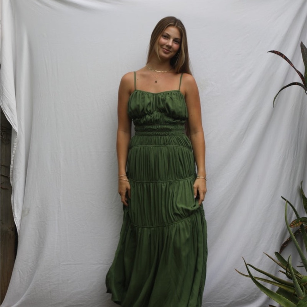 NWOT Benoa Swim Palm Maluhia Maxi Dress